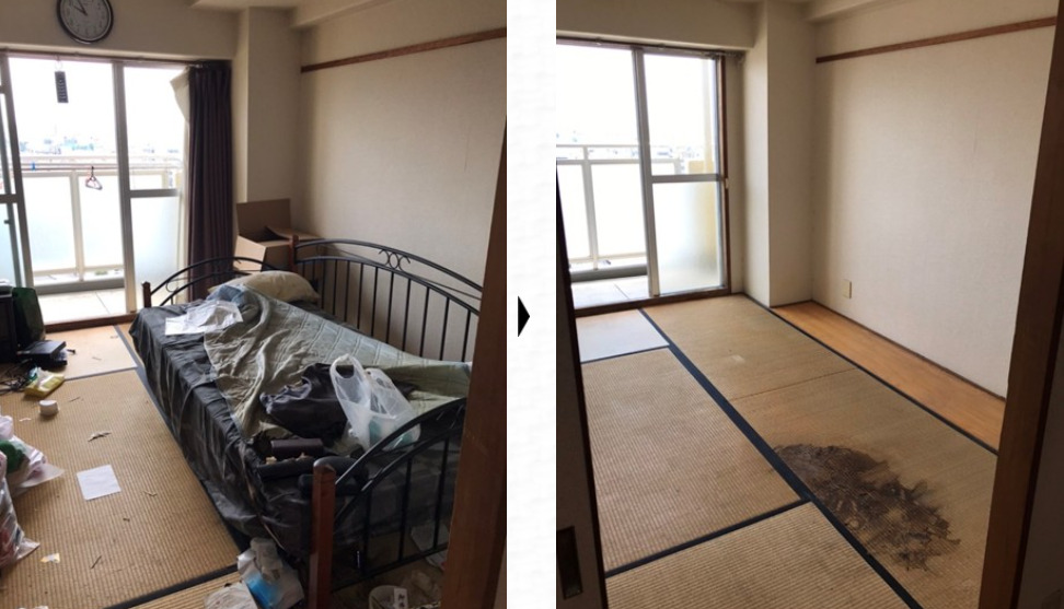 【回収実績】神戸市で特殊清掃後の残地処分　N様
