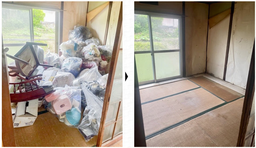 【回収実績】神戸市西区で空き家の不用品回収