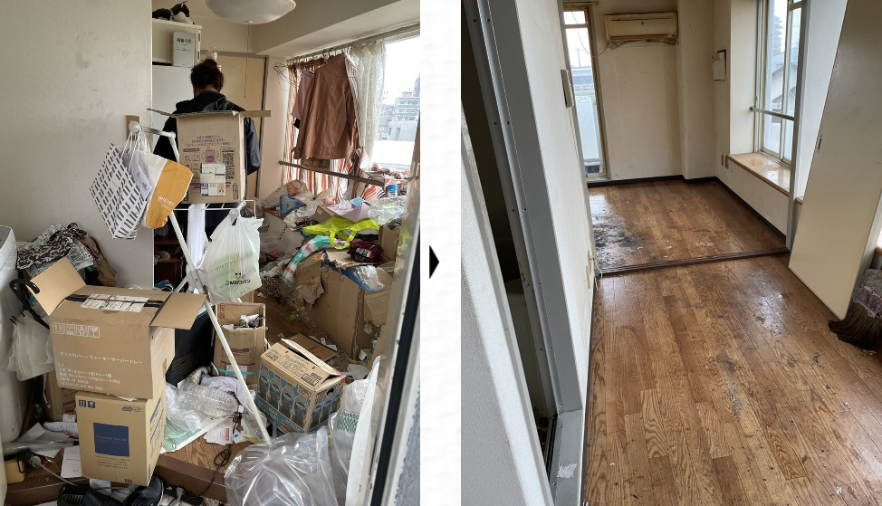 【回収実績】神戸市西区でゴミ屋敷と引っ越し