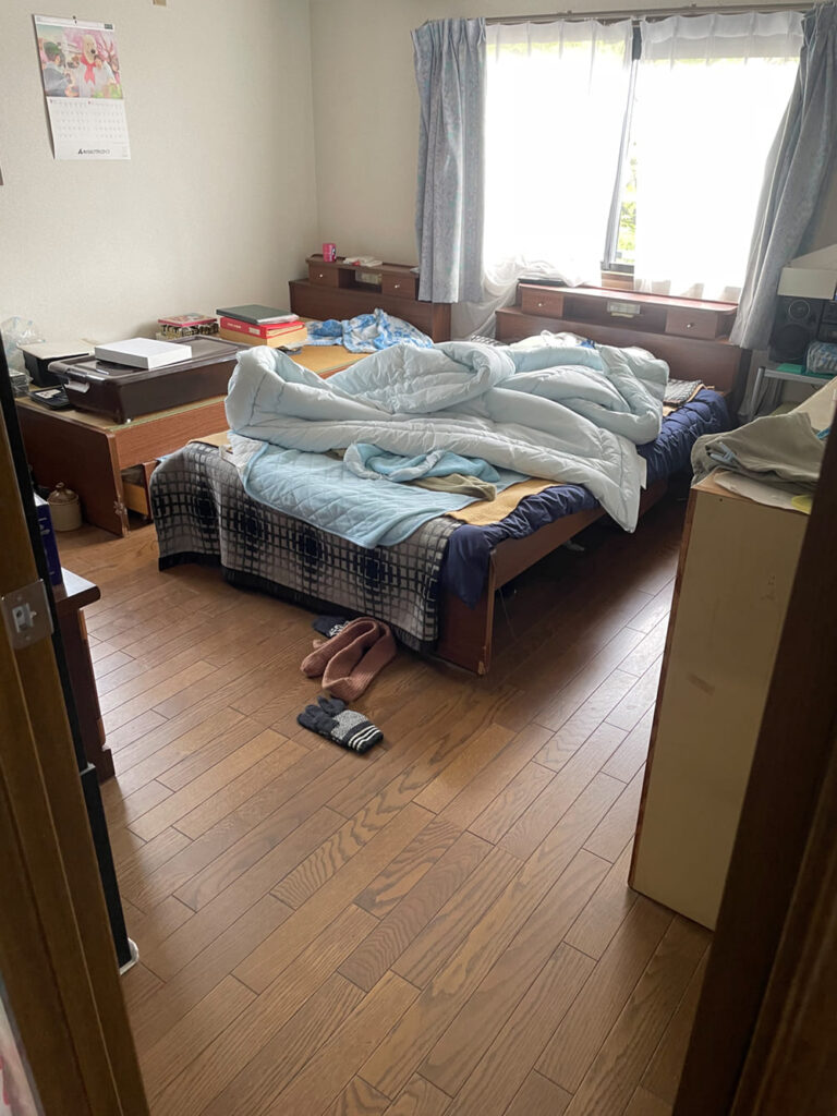 ベッドの写真