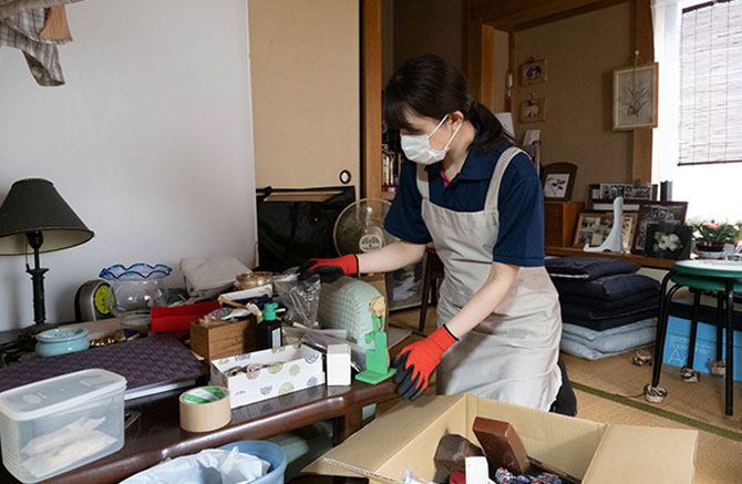 部屋の養生